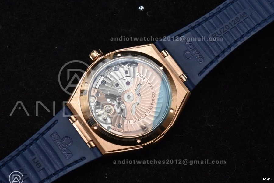 Blue On Clone 1:1 A8900 Super Constellation YG Strap Blue Gummy Dial Ceramic Edition Best VSF Blue 0304